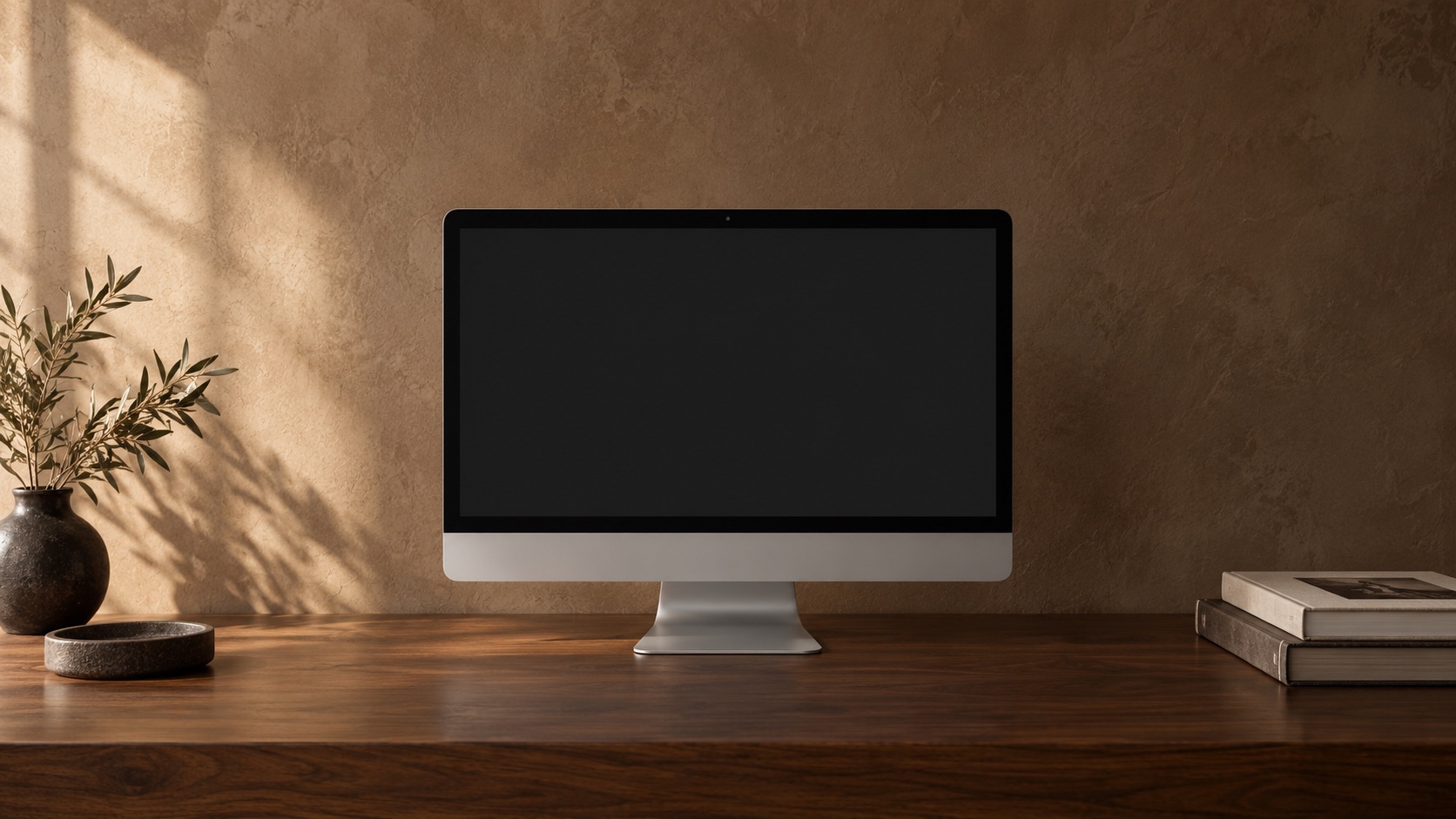 Studio desk displaying our explorer website